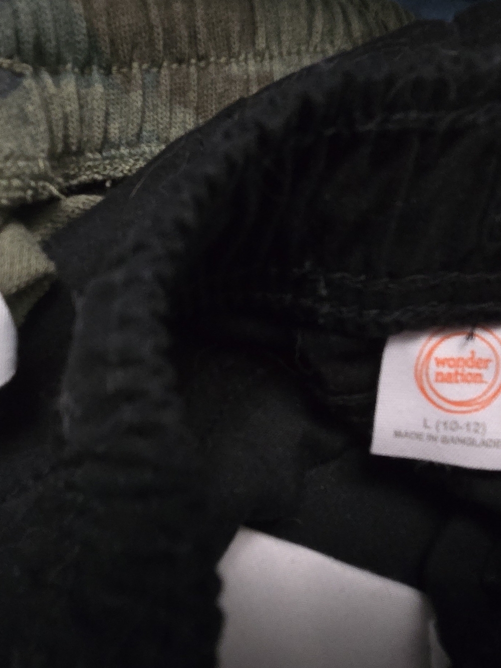 wonder nation Black Kids Sweatpants with Elastic Waist